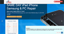 Desktop Screenshot of ekrepairs.co.uk